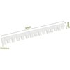 Ekena Millwork Matthews Architectural Grade PVC Dentil Block Trim, 3"H x 1"P x 93"L DENP03MAT02